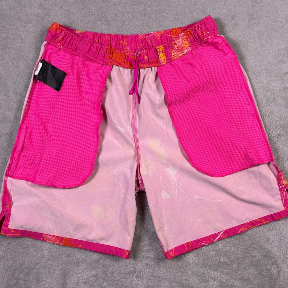 The North Face Mens Class V Pull-On Shorts Pink Abstract NF0A535Q Small Hybrid - Picture 5 of 12